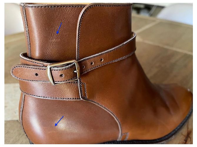 JM Weston Botas Jodhpur de cuero box marrón J.M. Weston Talla 5D Castaño - vista 19
