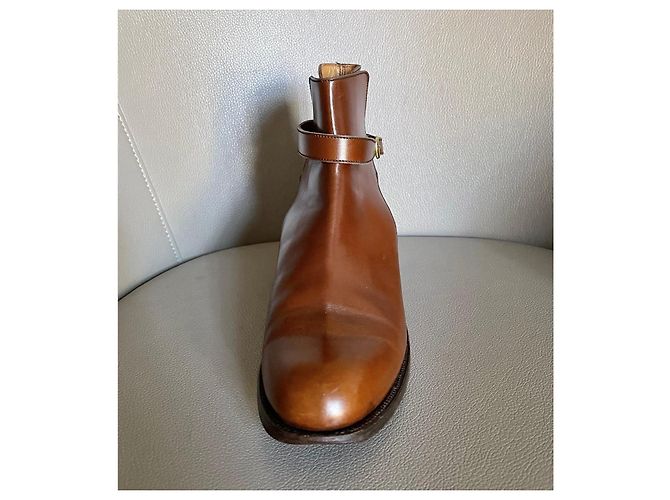 JM Weston Botas Jodhpur de cuero box marrón J.M. Weston Talla 5D Castaño - vista 5