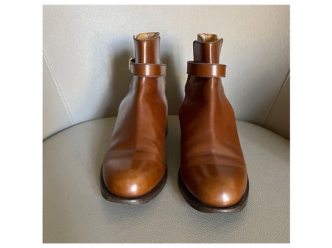 JM Weston Botas Jodhpur de cuero box marrón J.M. Weston Talla 5D Castaño - vista 6