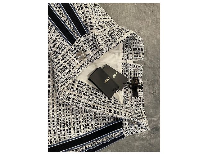 Pantaloncini Maje in tweed Multicolore - vista 6