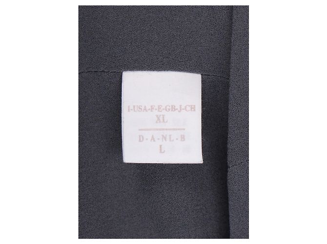 Vestido mini drapeado en seda gris Brunello Cucinelli - vista 10