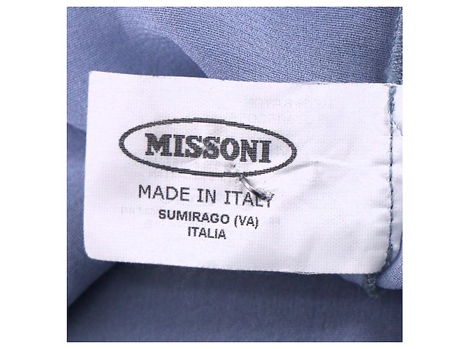 Missoni Strick-Halterkleid aus blauer Viskose - Ansicht 6