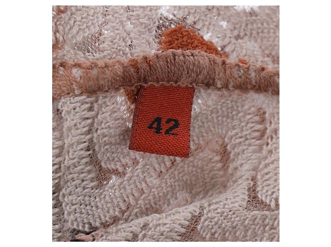 Missoni Zigzag langes Strickjacke mit Knöpfen aus mehrfarbigem Viskose Mehrfarben - Ansicht 12