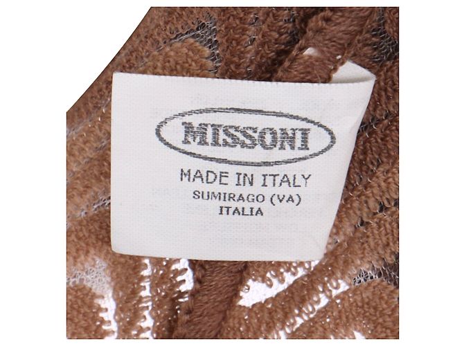 Missoni Zigzag langes Strickjacke mit Knöpfen aus mehrfarbigem Viskose Mehrfarben - Ansicht 5