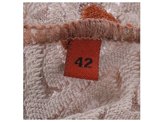 Missoni Zigzag langes Strickjacke mit Knöpfen aus mehrfarbigem Viskose Mehrfarben - Ansicht 6