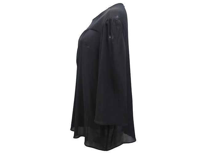 Prada Back Buttoned Blouse in Black Viscose - view 2