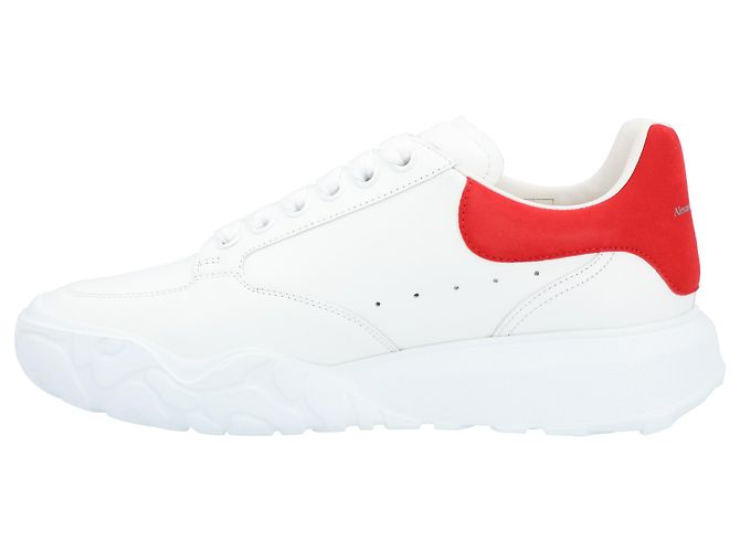 Sneaker Oversized Court di Alexander McQueen Bianco - vista 2