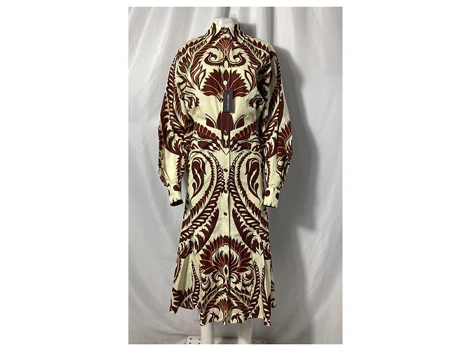 Abito midi in cotone con stampa grafica Etro multicolore - vista 7