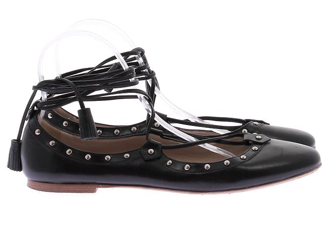 Bailarinas TOD'S T.EU 39.5 Cuero Negro - vista 2