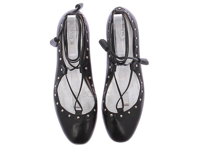 Bailarinas TOD'S T.EU 39.5 Cuero Negro - vista 6