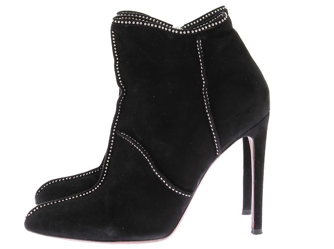 Alaïa Stivaletti ALAIA T.EU 40 Camoscio Nero - vista 3
