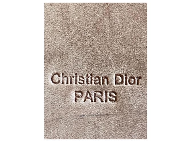 Cinturón Dior Champion de cuero marrón con hebilla dorada Castaño Gold hardware - vista 8