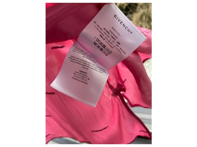 Blusa Givenchy Rosa Satinata - vista 4