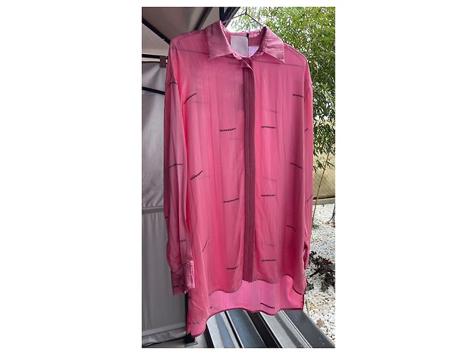 Blusa Givenchy Rosa Satinata - vista 7