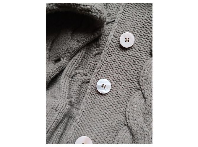 Strickjacke Christian Dior & John Galliano F/W 2003 Khaki - Ansicht 18