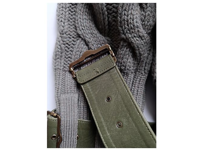 Strickjacke Christian Dior & John Galliano F/W 2003 Khaki - Ansicht 19