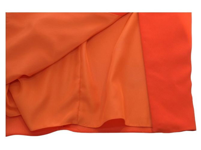 Altuzarra Abito rosso a maniche lunghe con colletto e stile avvolgente - vista 10