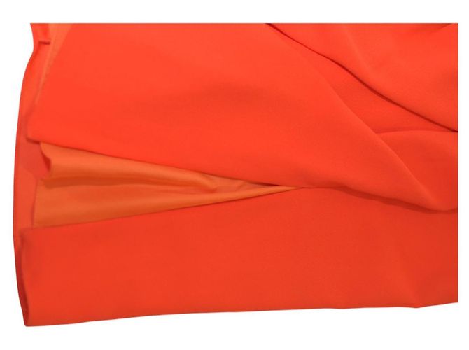 Altuzarra Abito rosso a maniche lunghe con colletto e stile avvolgente - vista 8