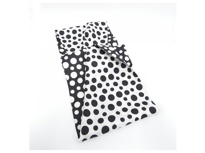 Louis Vuitton Yayoi Kusama Snood Punto Infinito Nero Bianco - vista 2