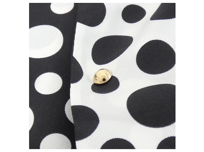Louis Vuitton Yayoi Kusama Snood Punto Infinito Nero Bianco - vista 4