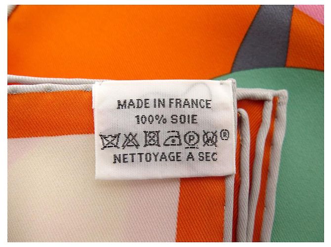 Hermès NUOVO FULARD HERMES OMAGGIO A GENE KELLY 70 CM SETA ARANCIONE - vista 12
