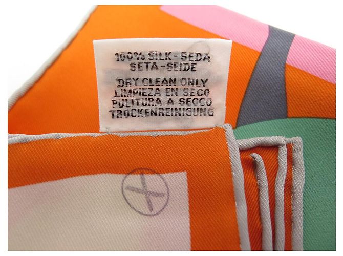 Hermès NUOVO FULARD HERMES OMAGGIO A GENE KELLY 70 CM SETA ARANCIONE - vista 13