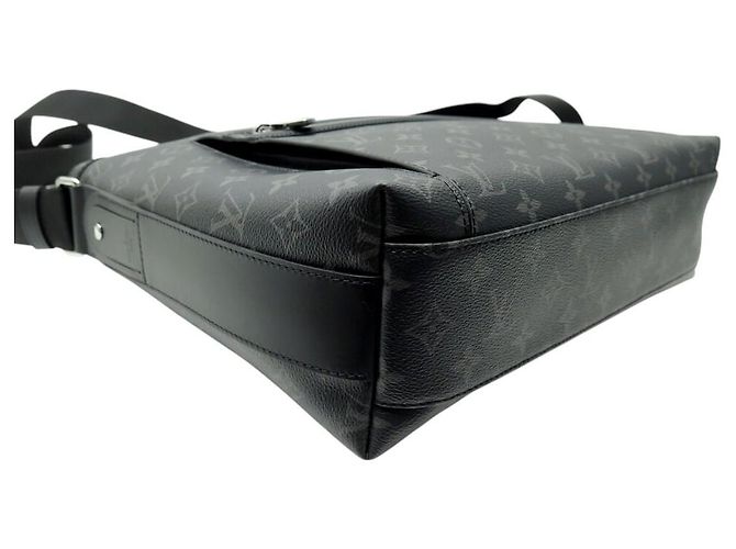 NUOVA BORSA A MANO LOUIS VUITTON ODYSSEY MESSENGER MM M44224 MONOGRAM ECLIPSE Nero - vista 3
