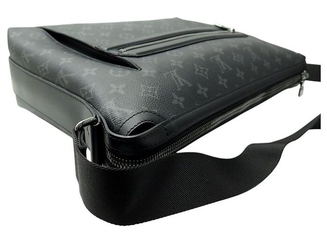 NUOVA BORSA A MANO LOUIS VUITTON ODYSSEY MESSENGER MM M44224 MONOGRAM ECLIPSE Nero - vista 4