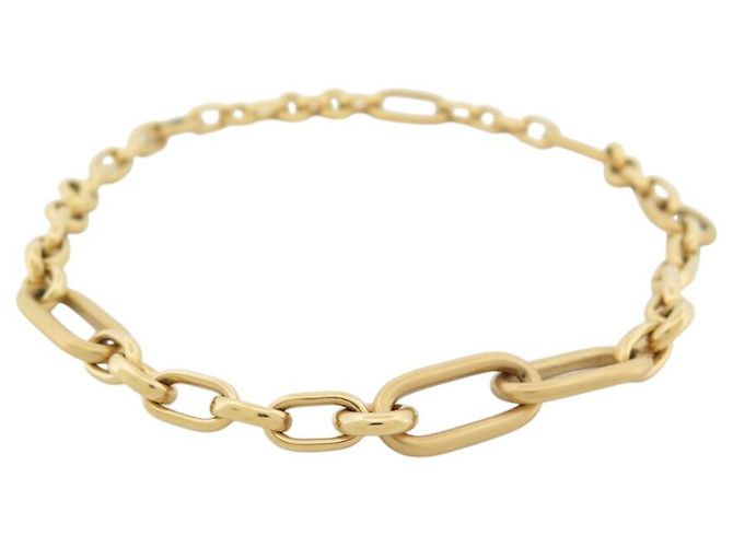 Dodo Pomellato COLLANA POMELLATO CON GRANDI MAGLIE E ORO GIALLO 18K 106G D'oro - vista 2