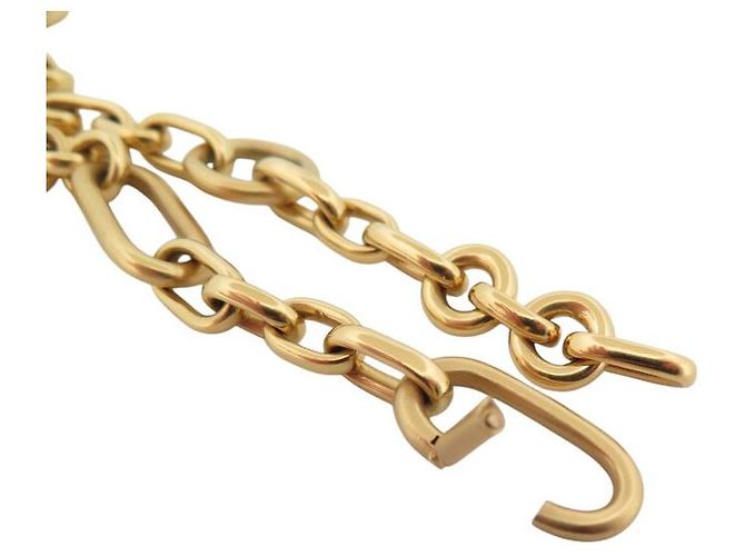 Dodo Pomellato COLLANA POMELLATO CON GRANDI MAGLIE E ORO GIALLO 18K 106G D'oro - vista 3