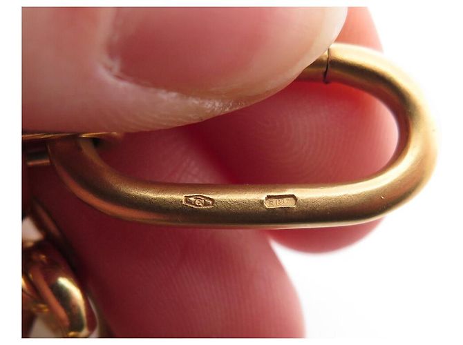 Dodo Pomellato COLLANA POMELLATO CON GRANDI MAGLIE E ORO GIALLO 18K 106G D'oro - vista 5