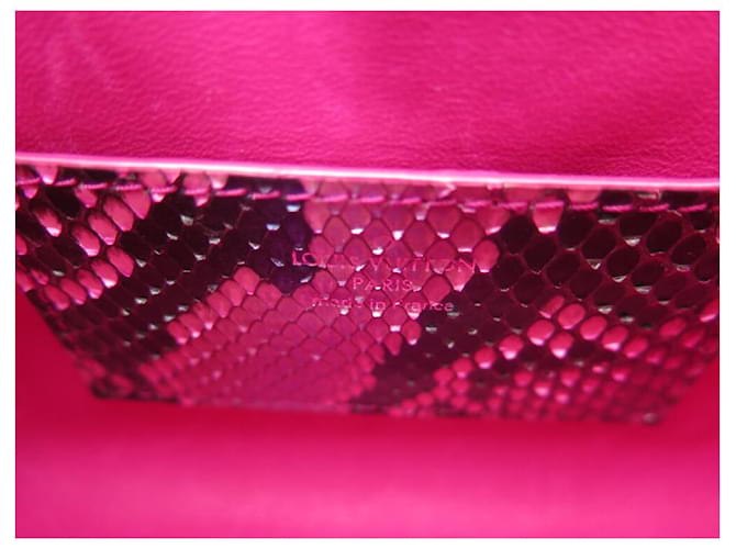 LOUIS VUITTON TWIST PM ROSA PYTHONLEDER HANDTASCHE Pink - Ansicht 10