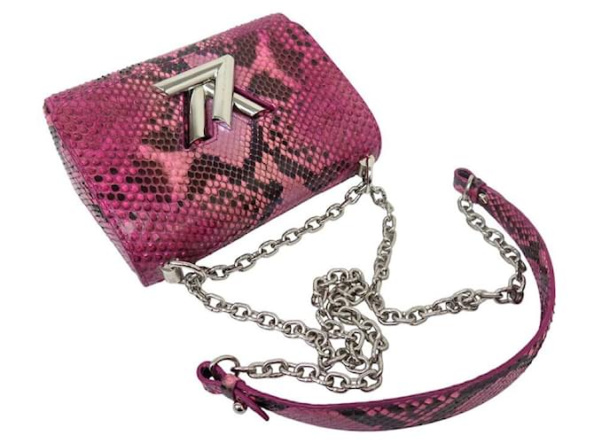 LOUIS VUITTON TWIST PM ROSA PYTHONLEDER HANDTASCHE Pink - Ansicht 6