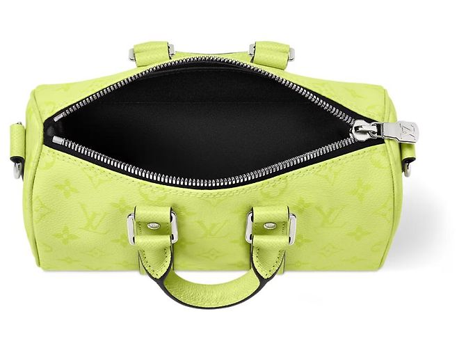 Louis Vuitton LV Keepall 25 Taigarama giallo - vista 2
