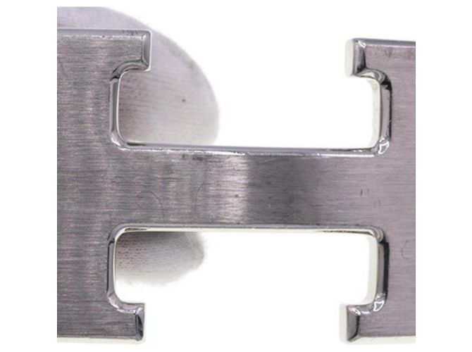 Hermès Hermes Constance H Matte Silver Belt Buckle Silvery - view 5