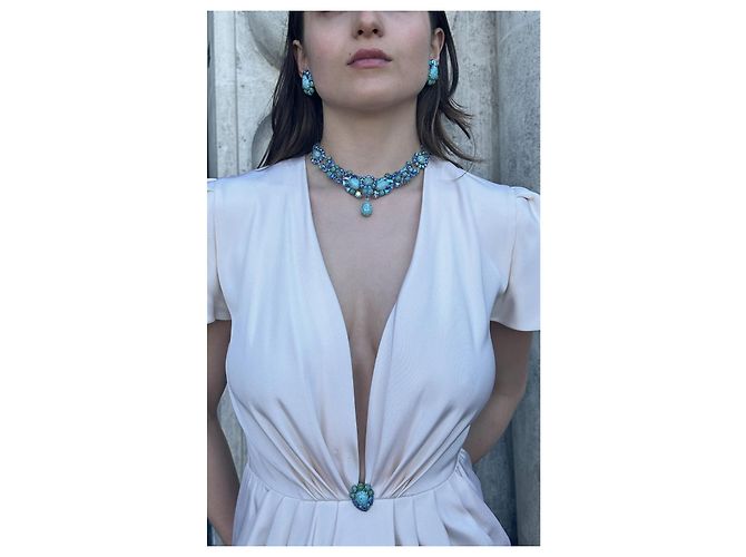 Collana e orecchini Dior rari del 1958 - vista 3