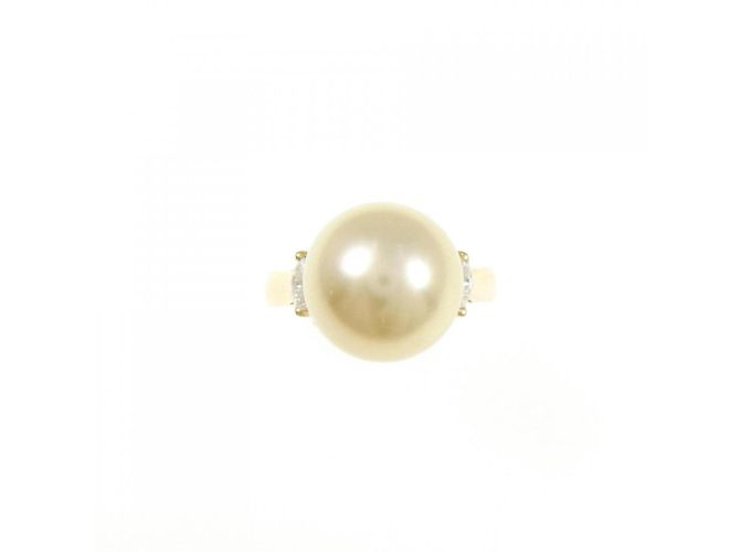 Anello in Perla Bianca Mikimoto - vista 2