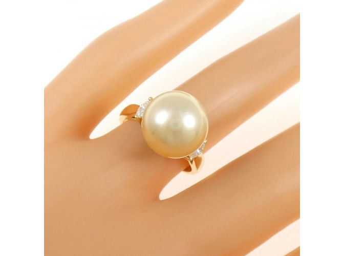 Anello in Perla Bianca Mikimoto - vista 5