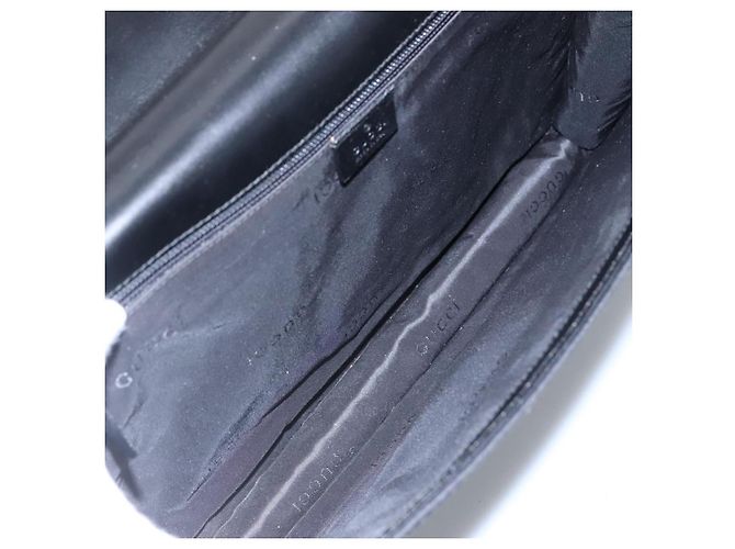 GUCCI Handtasche aus Nylon schwarz 015 0235 Auth bs22614 - Ansicht 11