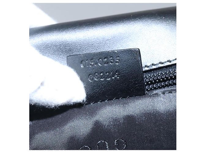 GUCCI Handtasche aus Nylon schwarz 015 0235 Auth bs22614 - Ansicht 12