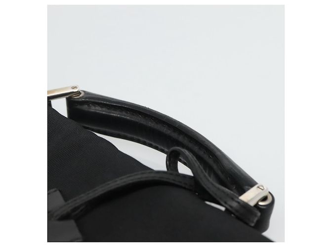 GUCCI Handtasche aus Nylon schwarz 015 0235 Auth bs22614 - Ansicht 14