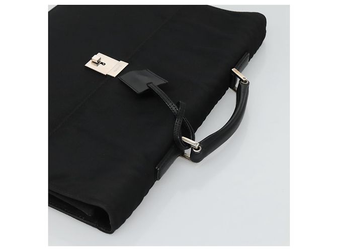 GUCCI Handtasche aus Nylon schwarz 015 0235 Auth bs22614 - Ansicht 6