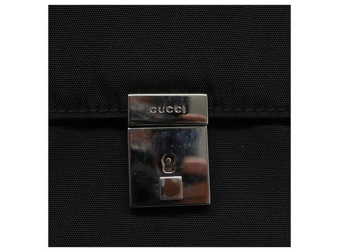 GUCCI Handtasche aus Nylon schwarz 015 0235 Auth bs22614 - Ansicht 9