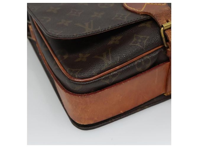 LOUIS VUITTON Monogram Cartouchiere MM Borsa a Spalla M51253 LV Auth BA061 Monogramma - vista 15