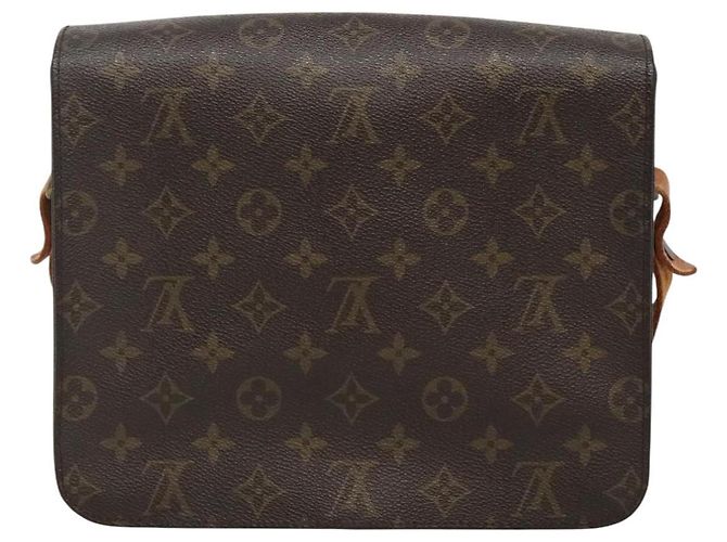 LOUIS VUITTON Monogram Cartouchiere MM Borsa a Spalla M51253 LV Auth BA061 Monogramma - vista 2
