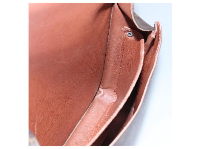 LOUIS VUITTON Monogram Cartouchiere MM Borsa a Spalla M51253 LV Auth BA061 Monogramma - vista 21