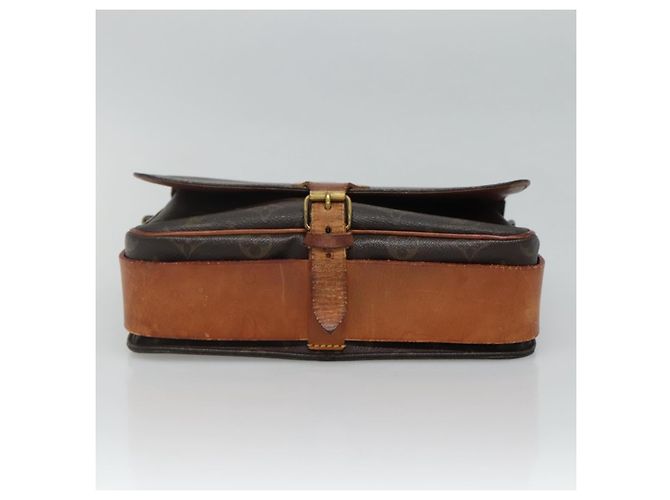 LOUIS VUITTON Monogram Cartouchiere MM Borsa a Spalla M51253 LV Auth BA061 Monogramma - vista 5