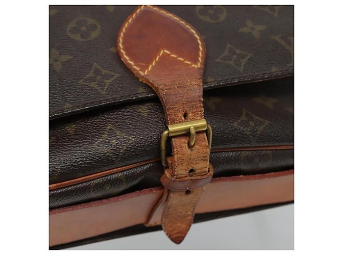 LOUIS VUITTON Monogram Cartouchiere MM Borsa a Spalla M51253 LV Auth BA061 Monogramma - vista 9