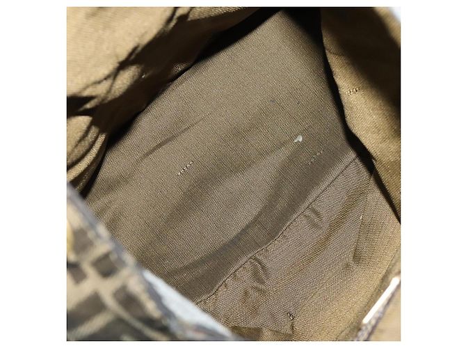 FENDI Zucca Canvas Rucksack braun schwarz gold Auth 111351 Golden - Ansicht 12