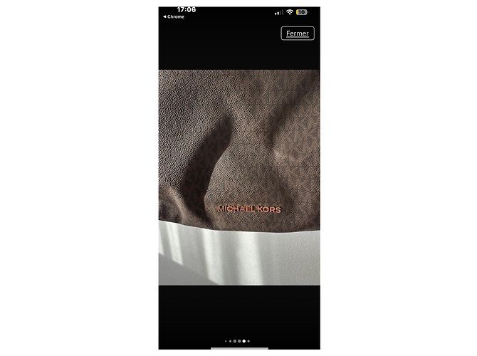 Borsa Tote Lillie Michael Kors Monogramma Pelle - vista 3